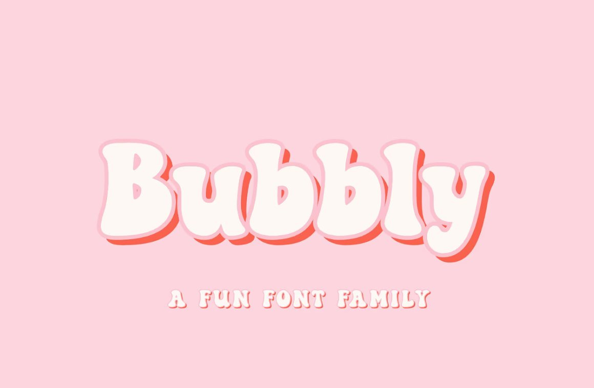 Bubbly Font Serif Font, Display Font by CalligraphyFont007 on Dribbble