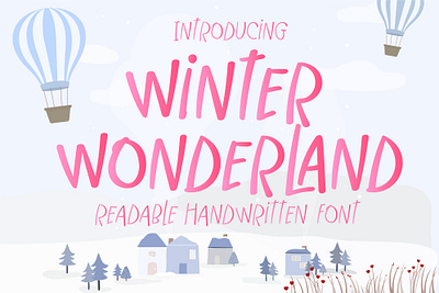 Winter Wonderland Font personalized text