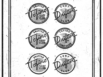 Badge Designs artifact bazaar calypso camp custom type drifter font font sample free font free typeface hand lettering procreate brushes sans serif script surf texture brushes textured fonts textured type tofino typeface