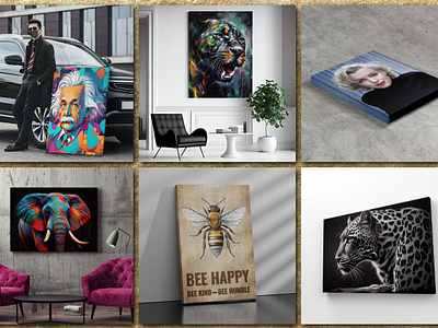 Canvas wall Art ai art canva canvas canvases design designing designstudio digital hollywood marilyn mockup monroe motivation photoshop poster realistic wall wallart wallmockup