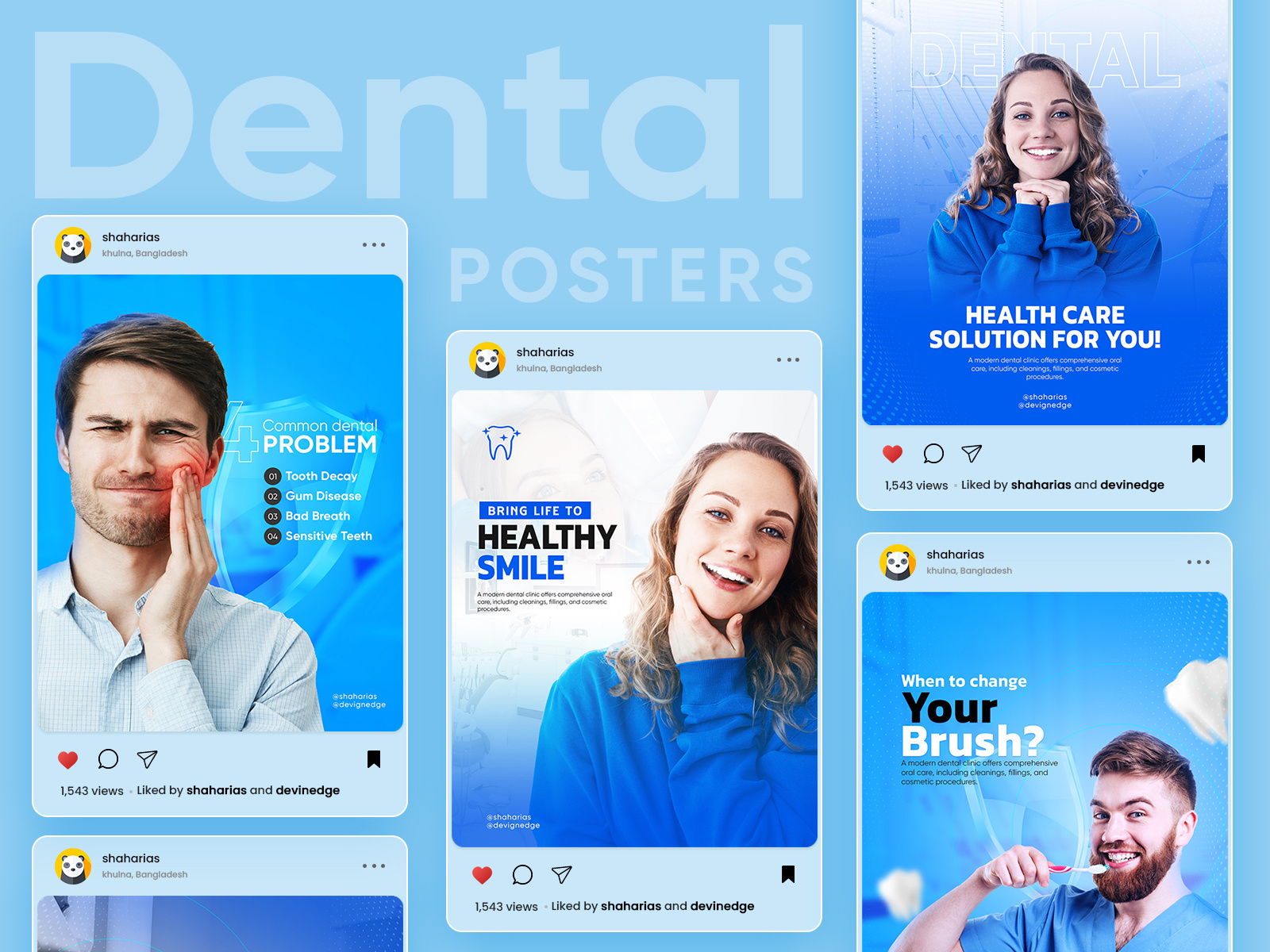 Dental Poster ad design asthetic dental post design dental poster design esthetic post design facebook post instagram instagram ad instagram post instagram stories social media ad banner social media banner social media design social media post design