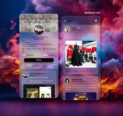 Twitter (Redesign) Mobile App Design appdesign design dribbble figma graphic design mobileapp programming redesign twitter ui uidesign uiux