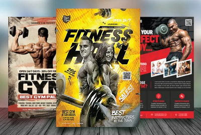 Fitness Flyer Design branding fitness flyer flyer design graphic design