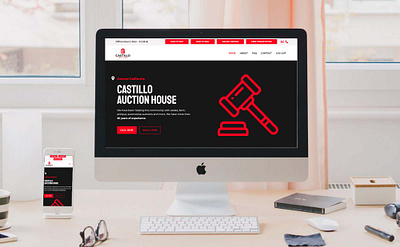 Castillo Auciton web design