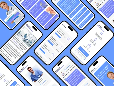 Mobile adaptives for dental clinic website adaptive dentistry figma landing page medicine mobile adaptive ui ux webdesign