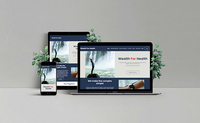 Wealth For Health web design