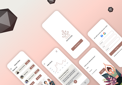 Rise With Shine | Counseling Platform app design ui ux
