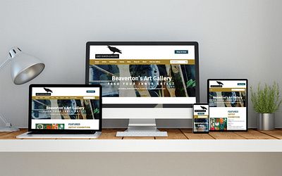 Grey Raven Gallery web design