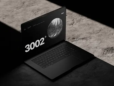 Project 3002 3d branding clean app fui futuristic graphic design interface ossmium planet psychology science space ui ux