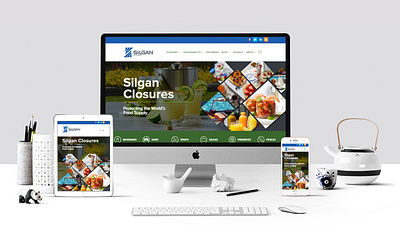 Silgan Closures web design