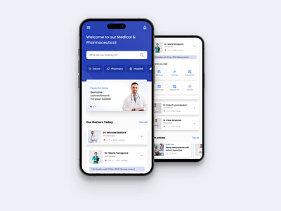 Doctor appointment - mobile ui appointment design doctor graphic design medical mobile ui uiux ux