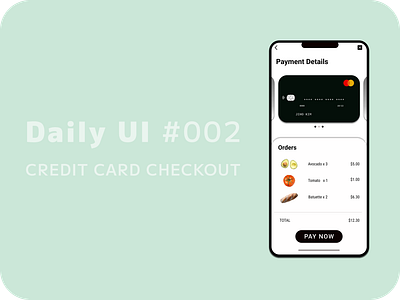 Daily UI #002 checkout credit card daily ui 002