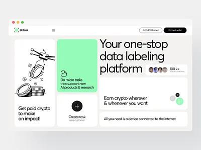 ZkTask Platform. Data Insights Solutions Startup. Web ai aisolutions b2b bigdata data dataanalytics datainsightssolutions datamining design ecommerce figma innovativedesign landingpagedesign machinelearning startup startupshowcase ui ux web webdevelopment