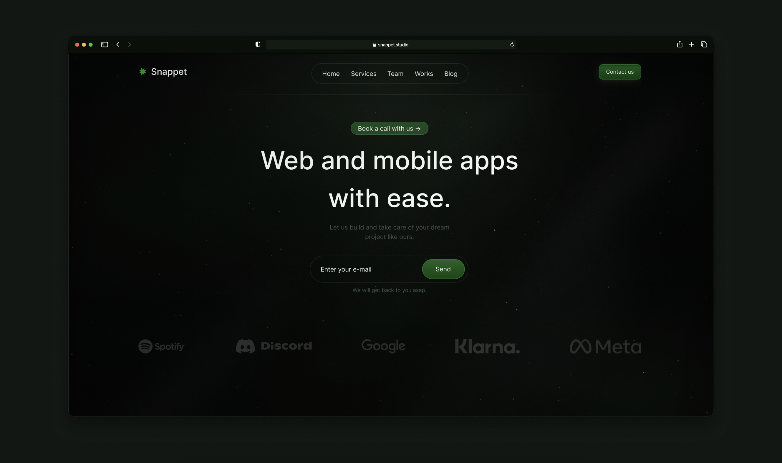 Snappet Hero 🦎 app application branding design hero interface landing landing page logo product product design saas simple studio ui uiux user interface ux web web design