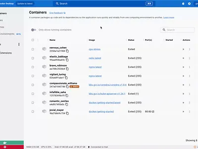 Docker Desktop Quick Search V1 accessibility accessible algorithm container desktop desktop app dev tool developer developer tool docker keyboard navigation search sort