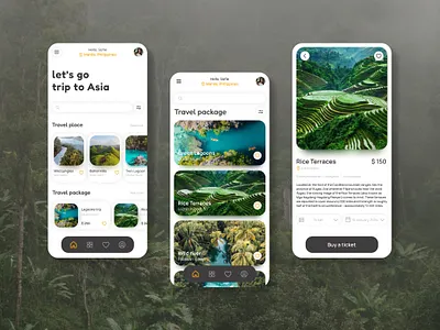 Travel mobile app 2023 app app design application concept design figma homepage ios mobile mobile app travel trends trip ui ux