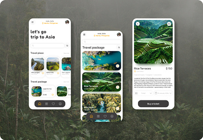 Travel mobile app 2023 app app design application concept design figma homepage ios mobile mobile app travel trends trip ui ux