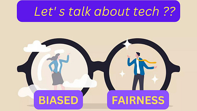Bias and Fairness in Artificial Technology ai canva design graphic design illustration