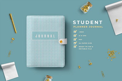 Gracia - Student Planner Journal book creator book creator planner daily creator daily planner notes book personal journal personal planner planner book workbook