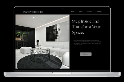 DecoDreamscape | Interior Design Website design ui ux
