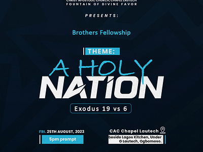 Fellowship Design church design effect fellowship flyer graphic design logo poster service typography vector