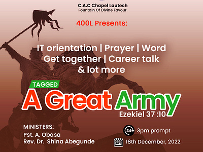Church design army church content design event flyer graphic design logo service typography