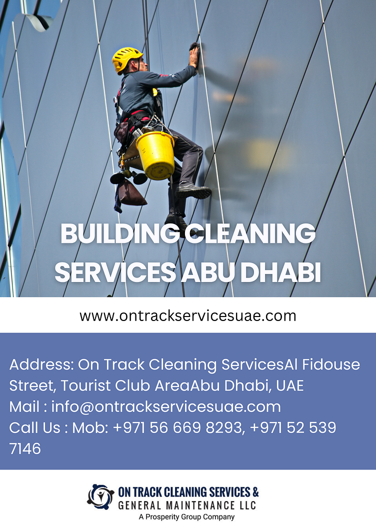 building cleaning services abu dhabi by Ontrack Services on Dribbble