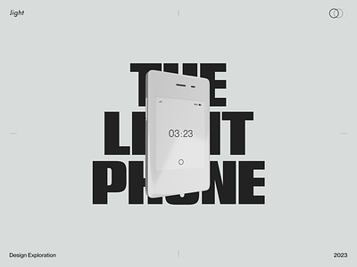 The Light Phone - Design Concept animation art direction interaction layout light lightphone phone smartphone ui webdesign website