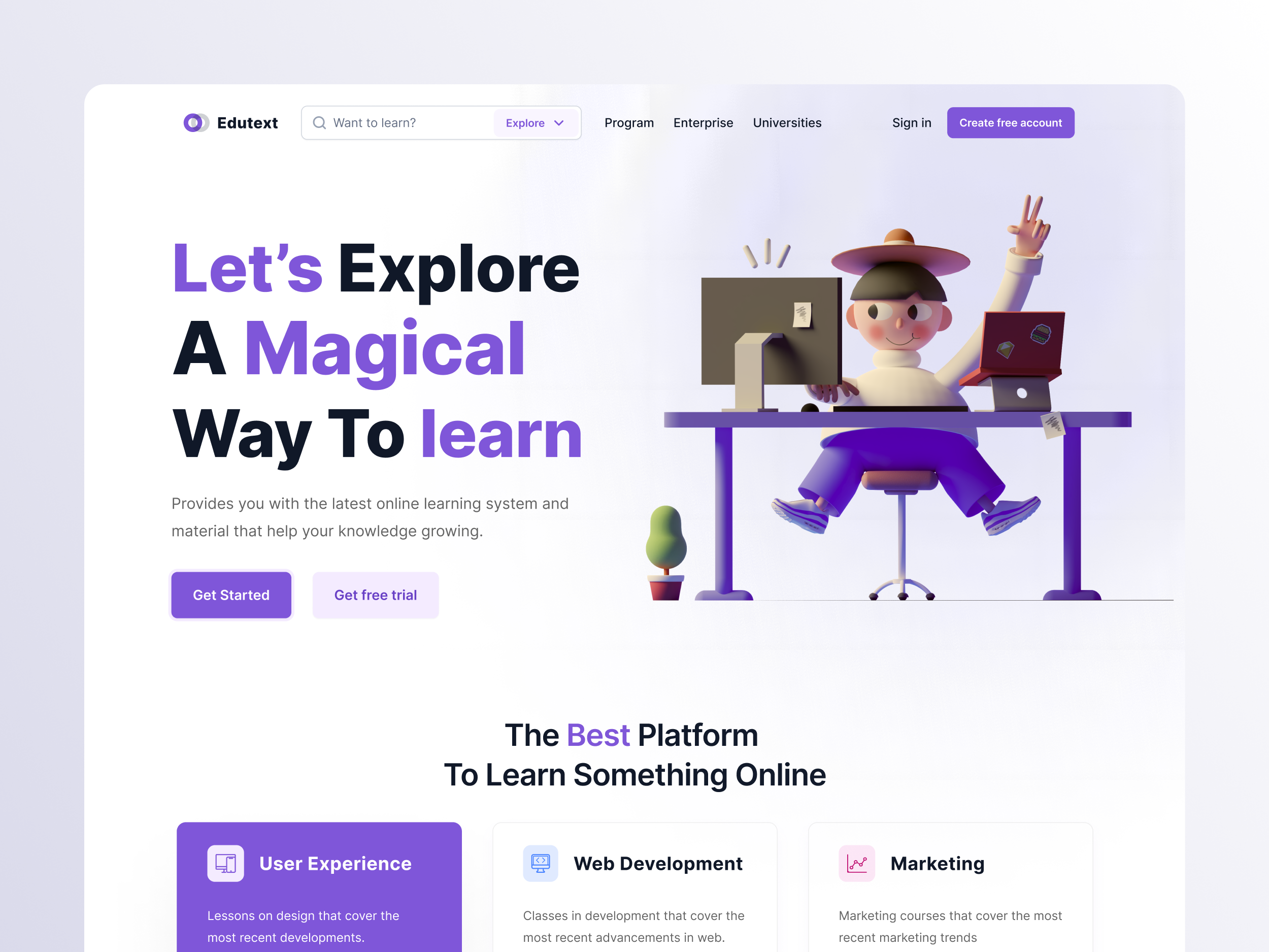 Example of High Converting Landing Page Design