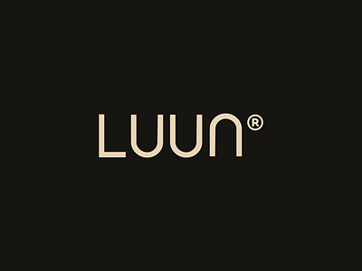 LUUN® branding logo logotype minimal modern simple visual identity wordmark