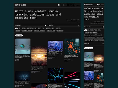 HYPRGRPH Venture Studio ai integrated labs slack studio tech ui ux ventures web web design