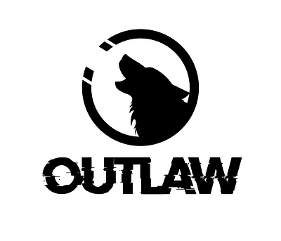 OUTLAW LOGO DESIGN branding design graphic design illustration logo motion graphics typography ui ux vector