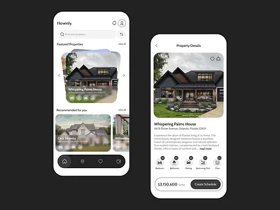 Real Estate App 2d animation app app ui inspiration appdesign application blackandwhite concept design inspiration minimal minimalisticmagic realestate realestateapp trending ui ui ux uiuxdesign video