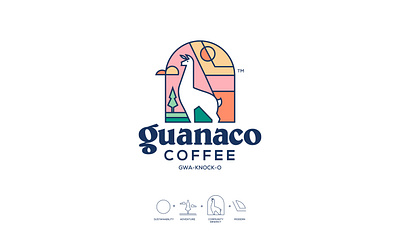 Guanao Coffee | Visual Identity Design branding coffee coffee branding graphic design guanaco label logo packaging visual identity design