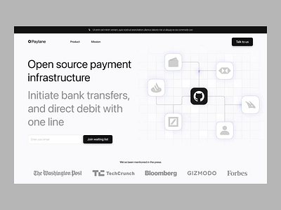 Paylane - Hero animation banking interaction landing ui motion graphics payment secure site ui ux web design website