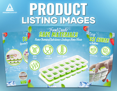 Amazon Listing || Ice Cube Tray a content adobe illustrator adobe photoshop amazon amazon a amazon listing amazon listing images ebc ebc design enhanced brand content graphic design lisitng listing design listing images