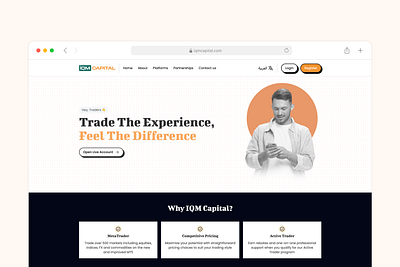 UI/UX - Wordpress theme design for forex company ui uiux ux web design wordpress