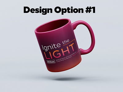 Hilton "Ignite the Light" Mug Mockups branding design graphic design logo mockups