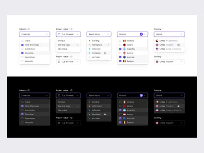 Select Menu ✨ clean clean ui component dark dark mode design design system drop down dropdown figma menu minimal select select menu system ui ui kit ux