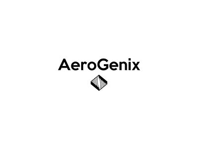 AeroGenix Logo app branding design graphic design illustration logo typography vector