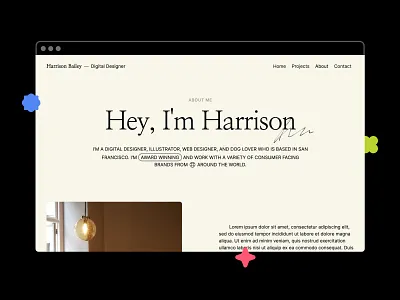 Freelancer About Page about desktop freelance freelancer minimal portfolio web design web designer