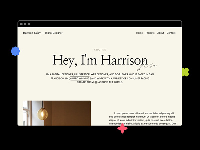 Freelancer About Page about desktop freelance freelancer minimal portfolio web design web designer