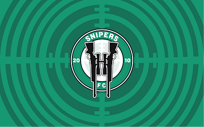 Snipers F.C. branding design graphic design logo typography