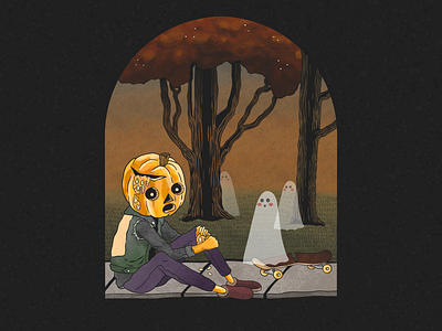 Spill halloween illustration