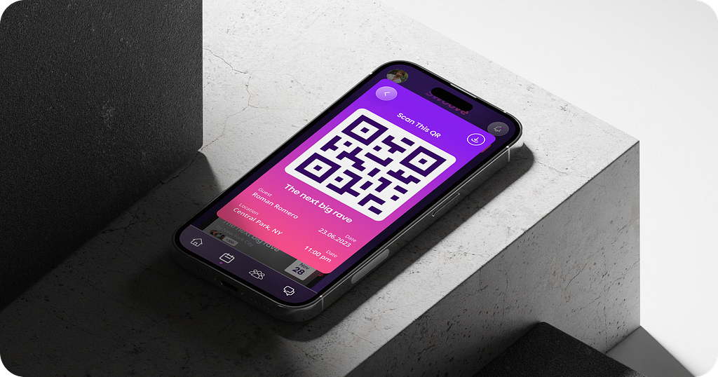 UX Design Event App - Registration via QR Code by Lisa Heiss on Dribbble