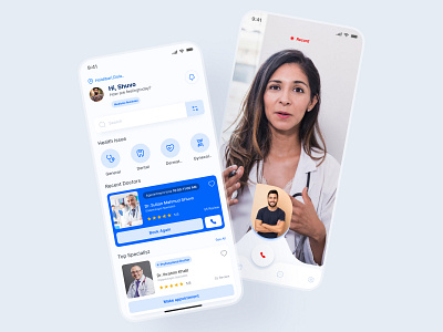 Doctor Appointment- UI Mobile App Design healthcare mobile application mobile ui ui ui ux user interface