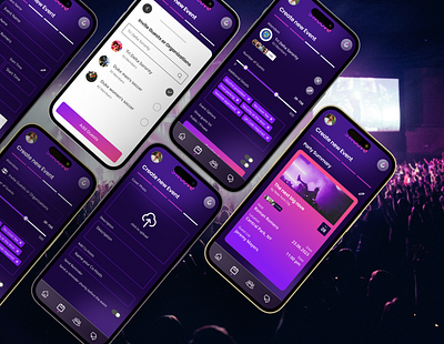 Event Creation App - UX / UI App Design