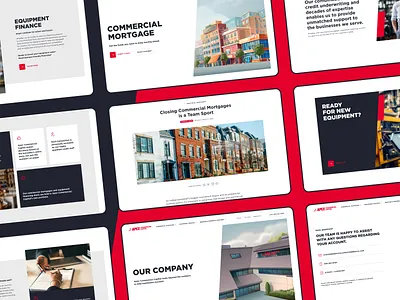 Apex banner business cards clean company corporate finance grid homepage illustration landing page menu minimal page red simple web web design website white