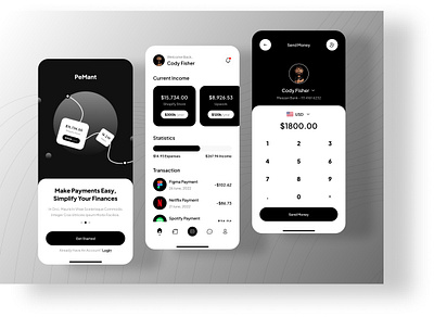 Finance App analytics app app ui branding cards design figma finance illustration ui