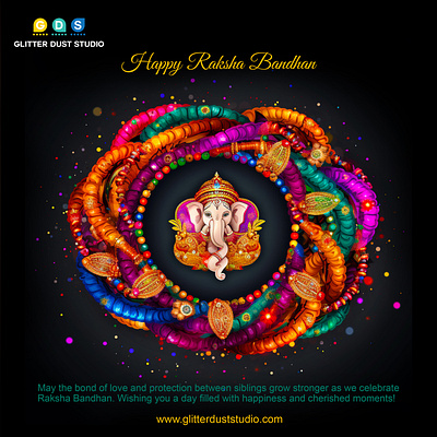 Happy Raksha Bandhan banner graphic happy raksha bandhan wishes